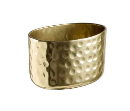 TAÇA OVAL 8.5X6.5CM ALT.5.5CM GOLD